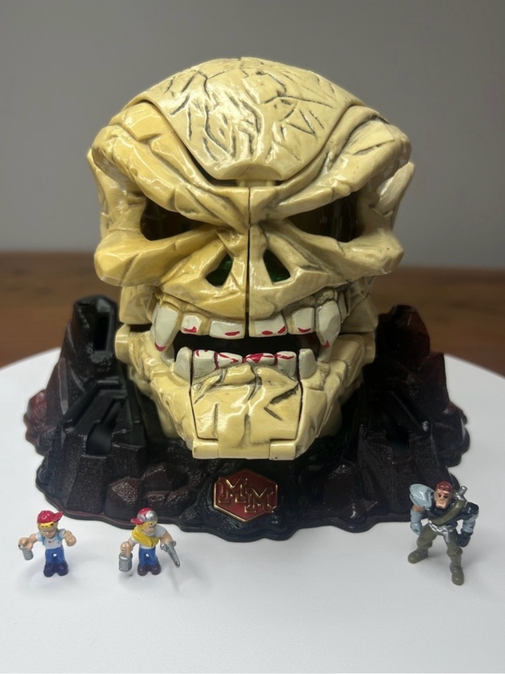 Vintage 1992 Mighty Max Skull Mountain Playset | Bluebird | Figures Included